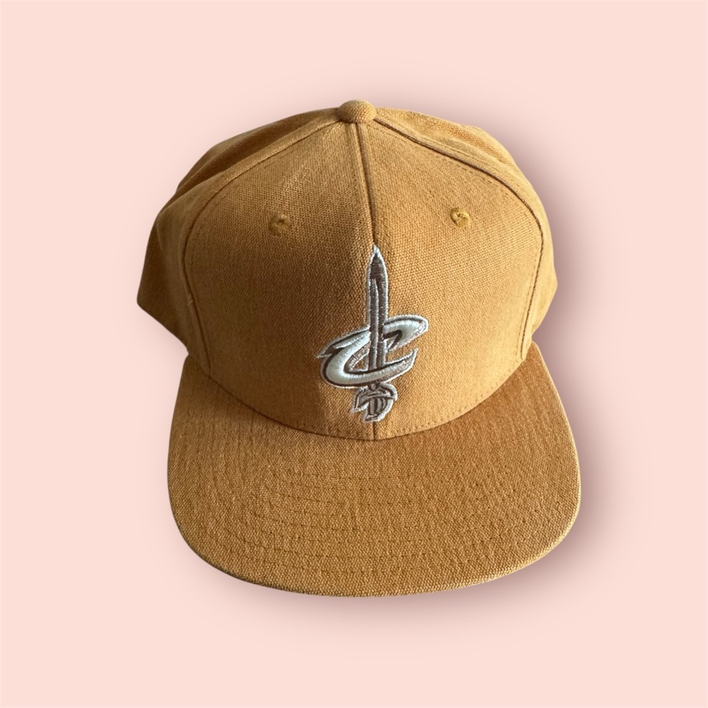Adidas Cleveland Cavaliers Tan Cap with Embroidered Logo